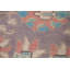 Tapis floral mauve en laine 10x13