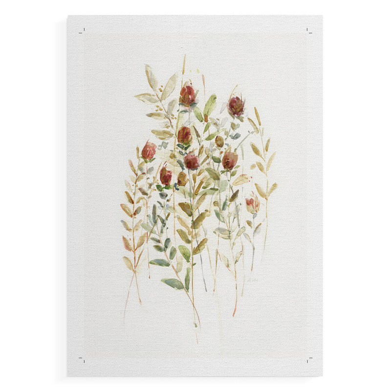 Wildflower Breeze II - Impression sur toile seulement - NON-CADRE, H 48 po x l 32 po