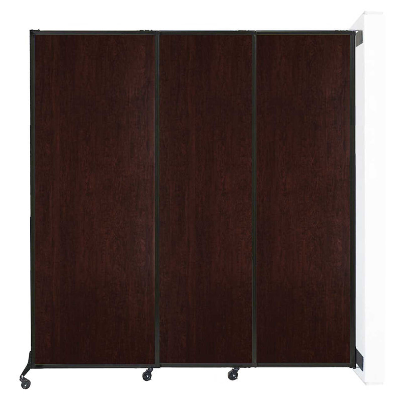 Cloison coulissante Quickwall, Espresso cerise, H 80 po x L 84 po