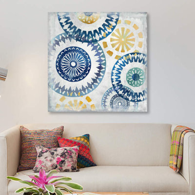 « blue ease i », impression sur toile