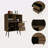 4-Bottle 2-Drawer Bar Cabinet