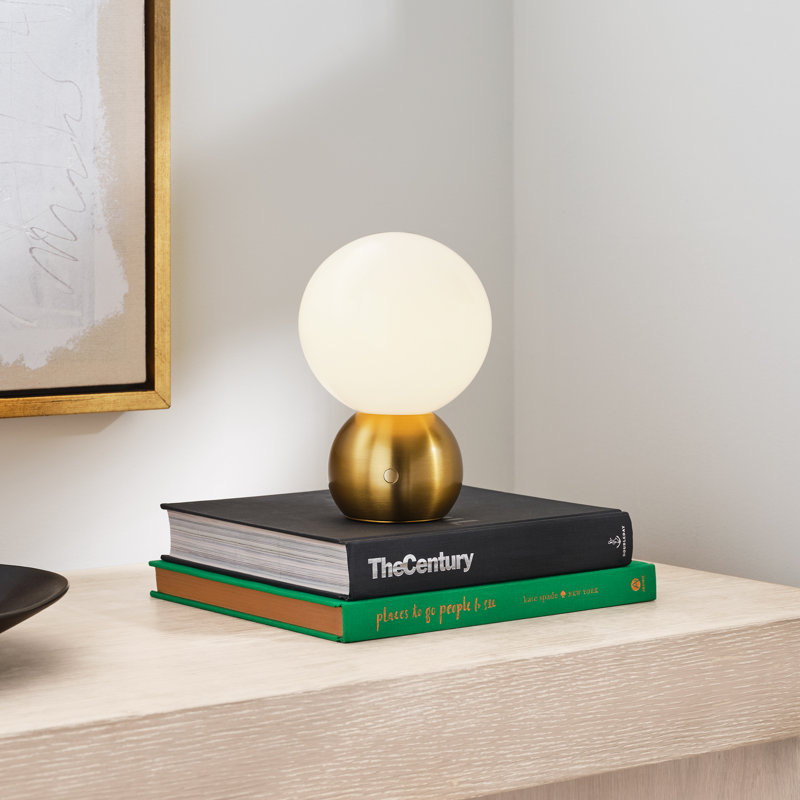 Suki LED Table Lamp, Gloss Black