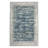  Davide 1229 Blue Abstract Area Rug – Modern Transitional Crackled Design, Soft High-Low Texture-605591267