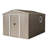 8Ft X 10Ft Outdoor Metal Storage Shed With Metal Floor Base,With Window