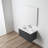 Lovold 36" Floating Bathroom Vanity with Acrylic Sink – Wall-Mounted Wood Cabinet with Fluted Front, Soft-Close Drawers & Modern Design-768500954