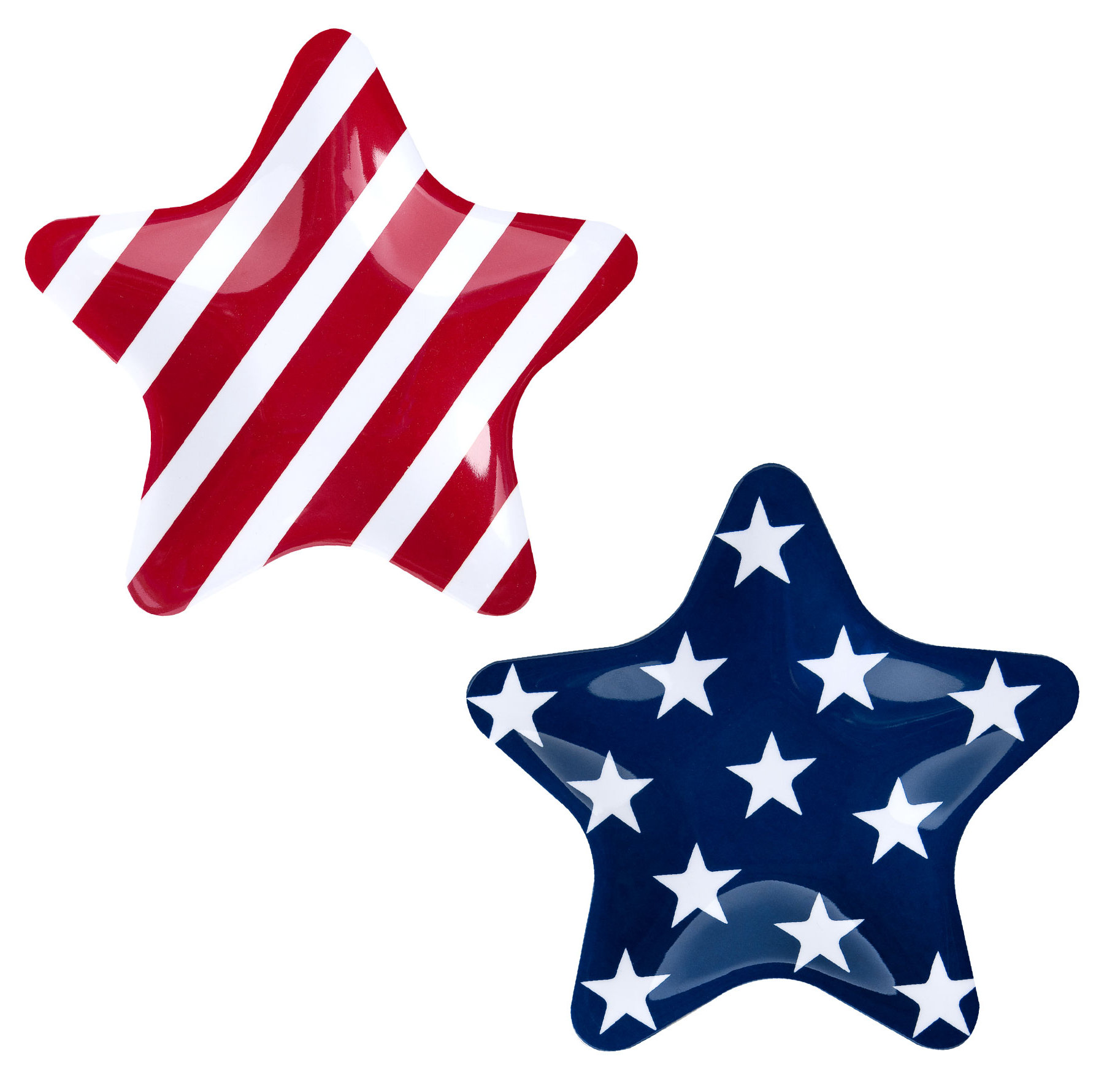Breakwater Bay Loraine Star 8" Melamine Appetizer Plate & Reviews | Wayfair