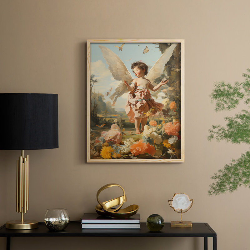 «Religious Series CDxxvi», reproduction encadrée - bois massif, H 30 po x l 24 po, Naturel