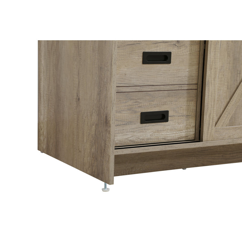 Meuble-lavabo simple 48 po Boden, Natural Oak