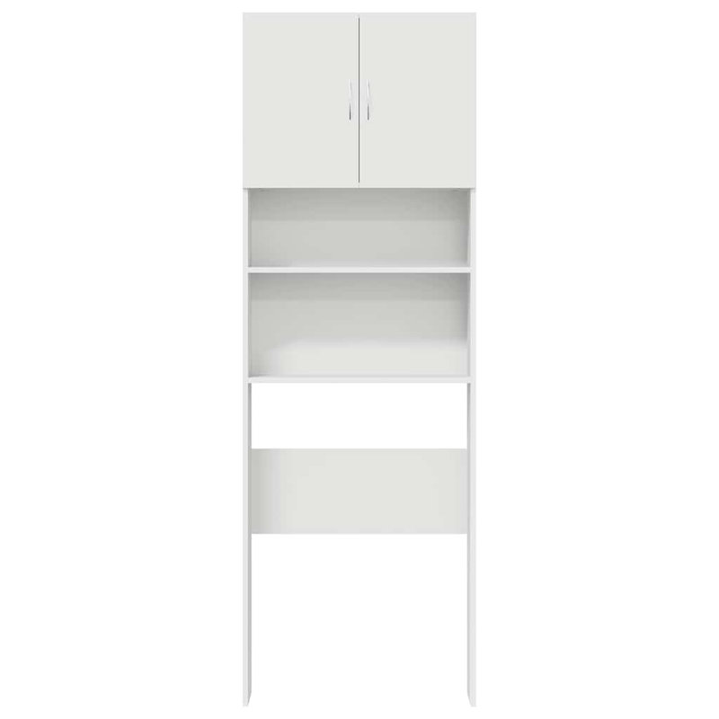 Engineered Wood Bathroom Cabinet, White