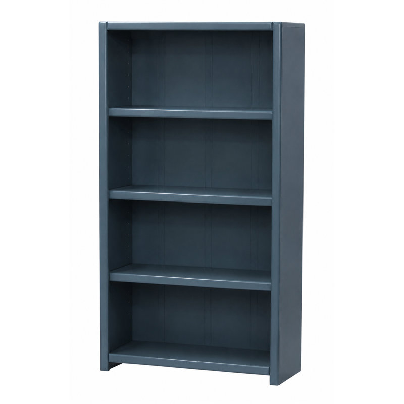 McKaylah Bookcase, Dark Blue, (3 Shelf) 60” H x 32” W x 13” D