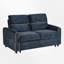 Canapé-lit gigogne escamotable avec dossier réglable, poches de rangement et ports USB-1307766624