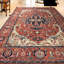 Wool Area Rug in Red