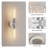 Brushed Nickel Wall Sconces(Set of 2)-1313122657