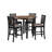 Gimlet 4-Person Counter Height Solid Wood Dining Set