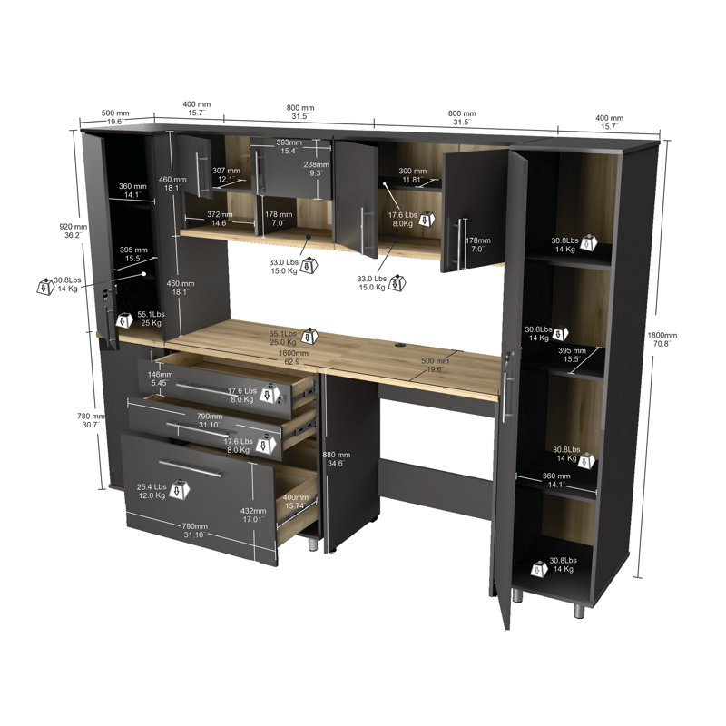Brekkin 6 Piece Storage System