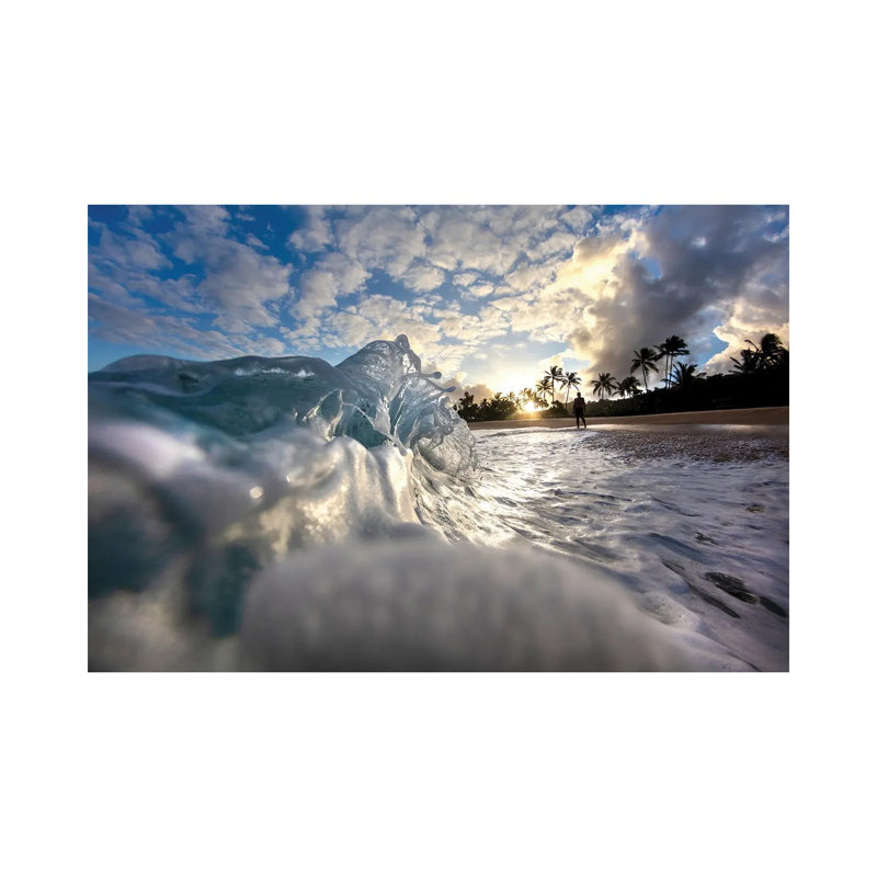 Foam Attack by Sean Davey - Gallery-Wrapped Canvas Giclée on Canvas, 20.32 cm H x 30.48 cm W, Canvas