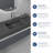 47" Wall Mounted Solid Surface Bathroom Sink-108486637
