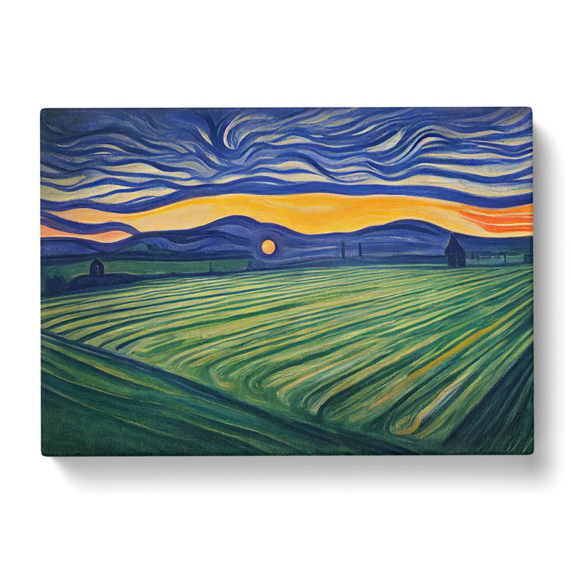 Country Meadow - Wrapped Canvas, 35cm H x 50cm W x 3cm D