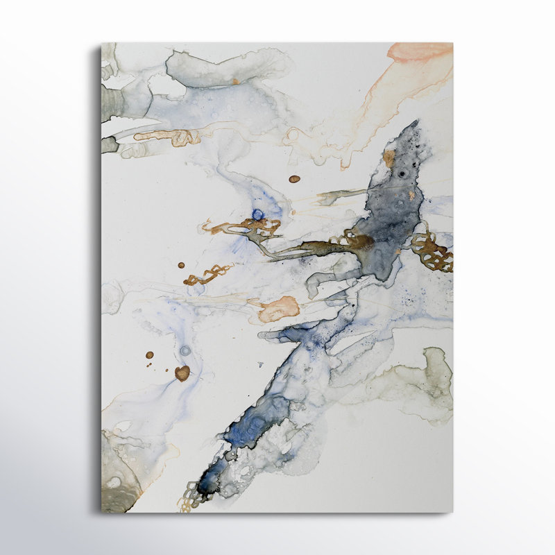 " Organic Interlace I ", 48" H x 36" W x 1" D, Wrapped Canvas