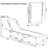 Aylin Outdoor Metal Chaise Lounge-197374259