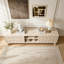 Console média moderne Mid-Century avec 4 tiroirs et gestion des câbles-130172802
