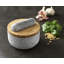 Bamboo and Granite No Power Source Required / Manual Mortar and Pestle Set