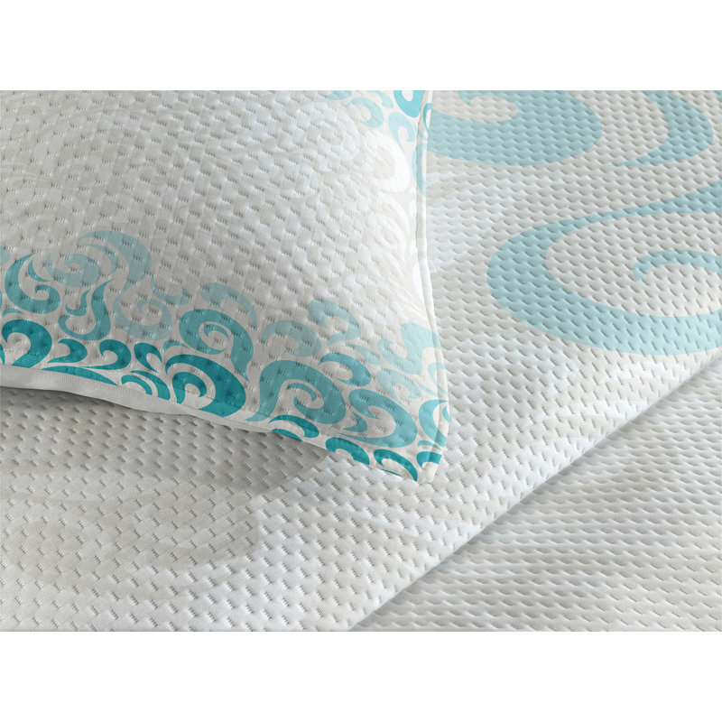 Modern & Contemporary Polyester Coverlet, King Bedspread + 2 Shams