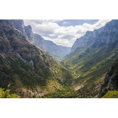 Vikos Gorge by Fabiocali - Wrapped Canvas Print