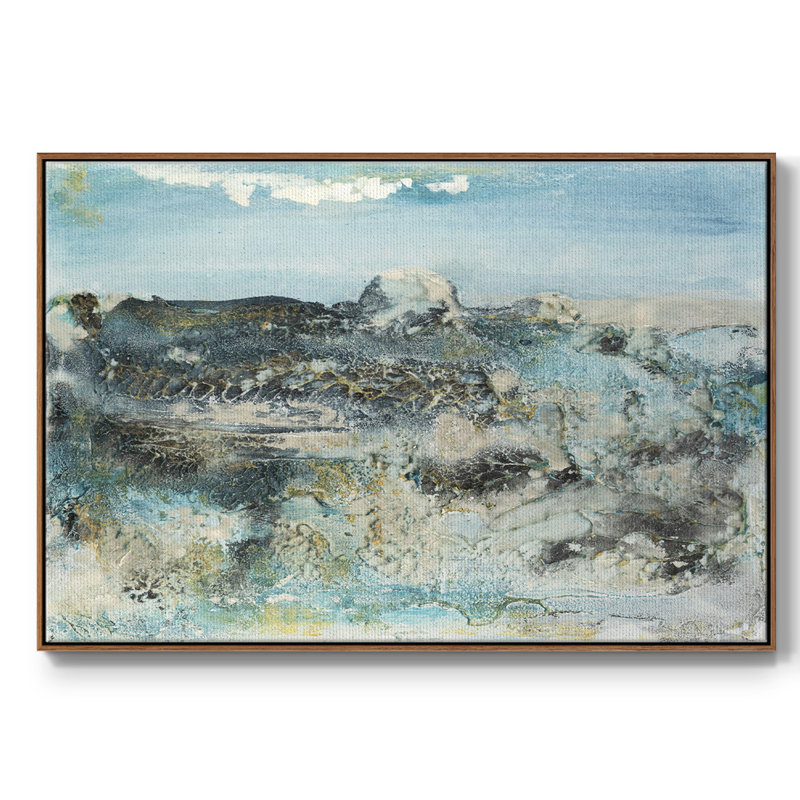 Motif de paix I, toile tendue avec châssis de qualité supérieure - prête à être accrochée, H 25 po x l 37 po x P 2 po