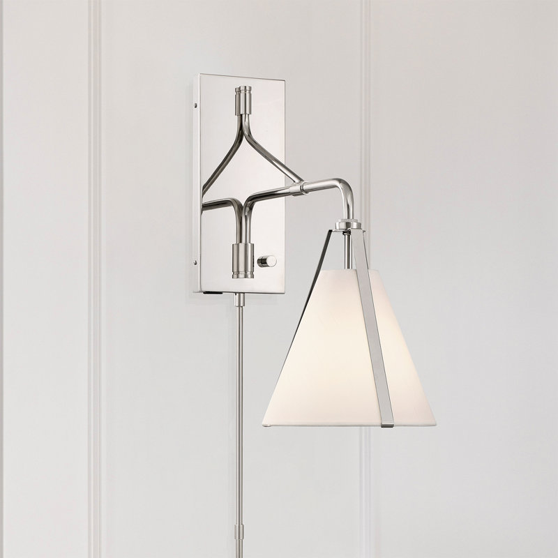 Bergen 1 Light Task Sconce, Nickel