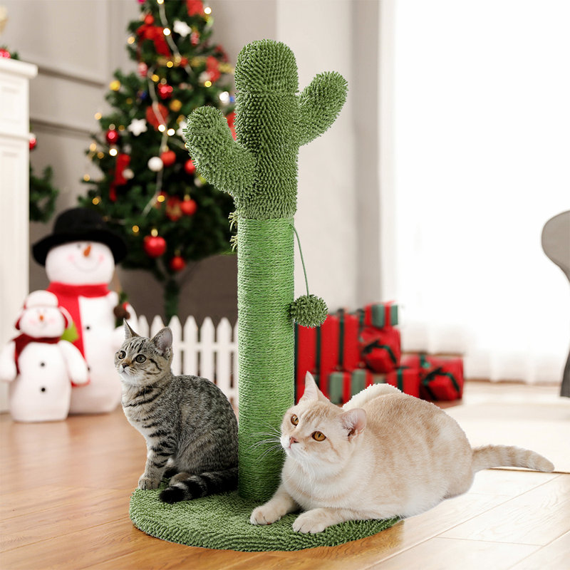 Poteau à griffer pour chat Crall, Vert