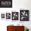Reproduction encadrée FLORAL Series CCXXXVI - bois massif-999455147