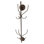 Metal Hall Tree Freestanding Coat & Hat Rack with Branches