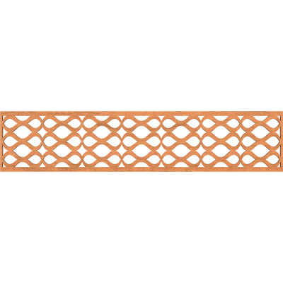 46 3/4"W x 10"H x 3/8"T Somerset Fretwork Moulding, Cherry