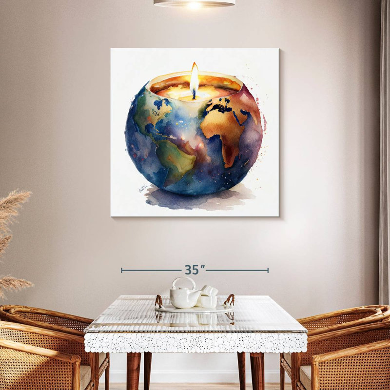 Khyia Climate Changing, 39" H x 39" W