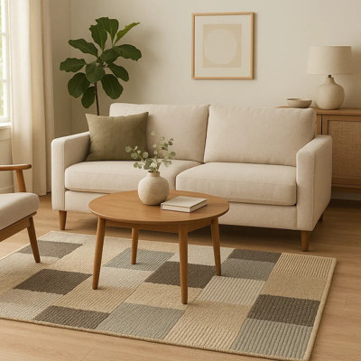 Lykins Patchwork Hand Woven 120cm X 180cm Area Rug