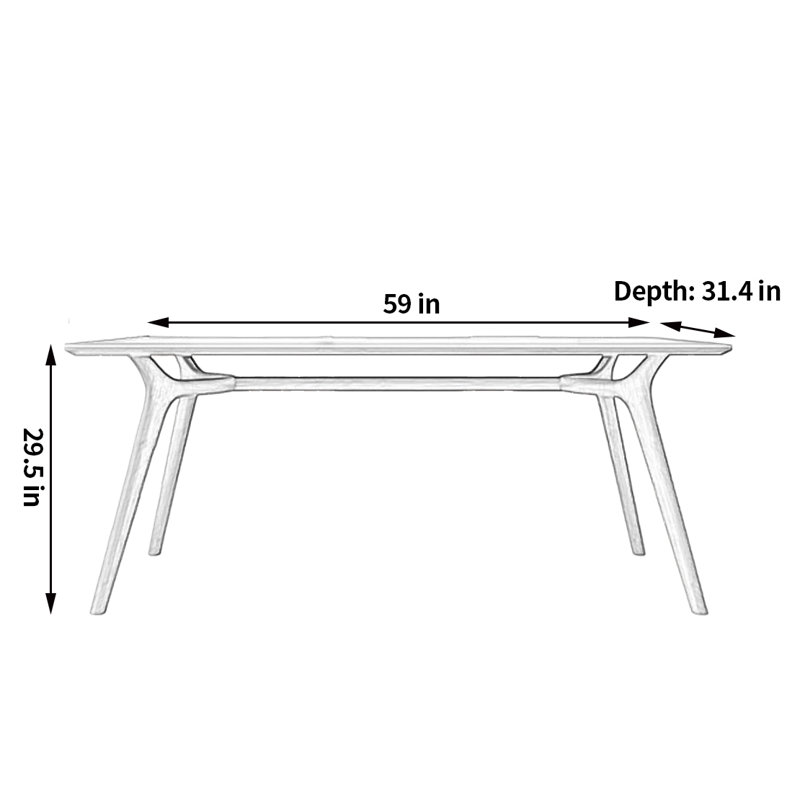 Eliyohu, 29.5"H x 59"L x 31.4"W
