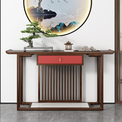 New Chinese solid wood console table