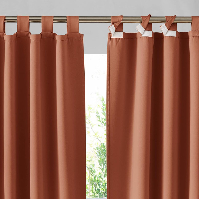 Patio Curtains Outdoor 2 Panels  Detachable Top Waterproof Outdoor Blackout Curtains Drapes For Porch Pergola Gezebo Cabana Sun Room Deck