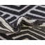 Tapis géométrique noir intérieur / extérieur-55341235