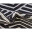Tapis géométrique noir intérieur / extérieur-55341262