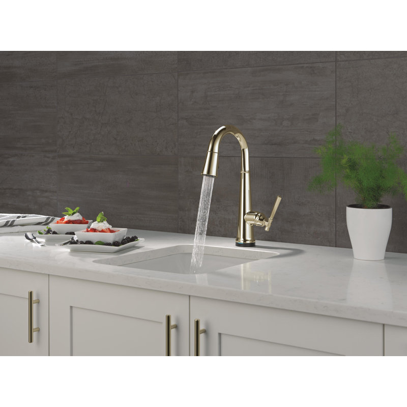 Touch2O Bar / Prep Faucet with Touchless Technology, Lumicoat® Polished Nickel