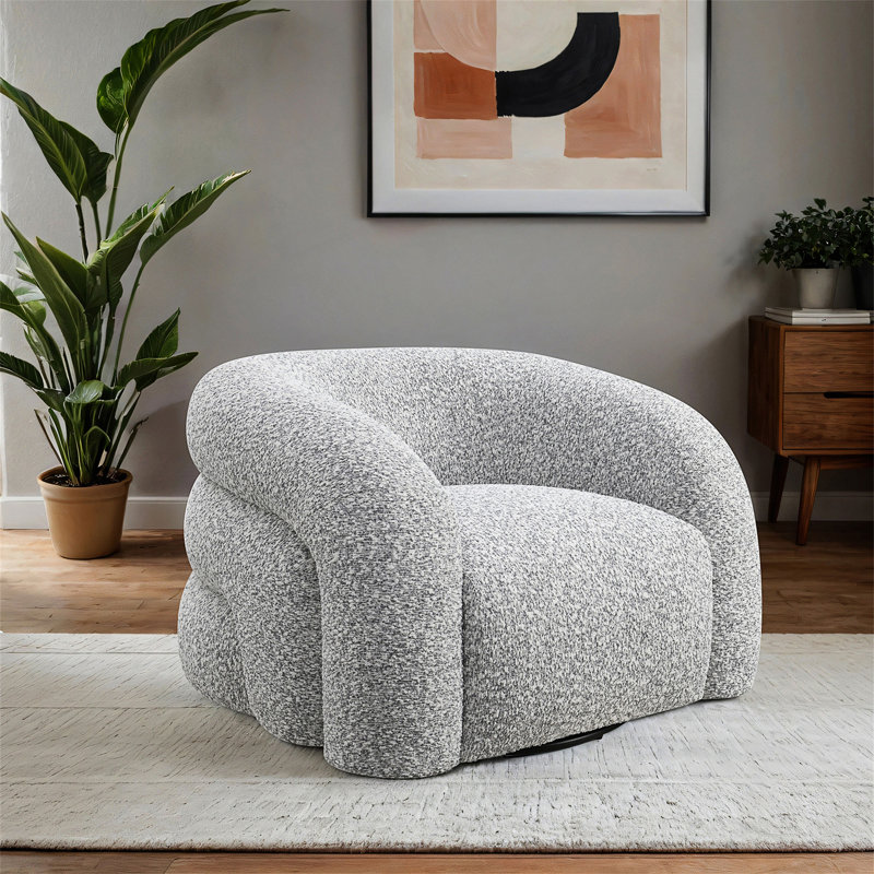Chaise pivotante à 360 degrés, Gris