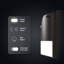 Mini sac mural pour porte - 2000 lumens - 4000K - bronze