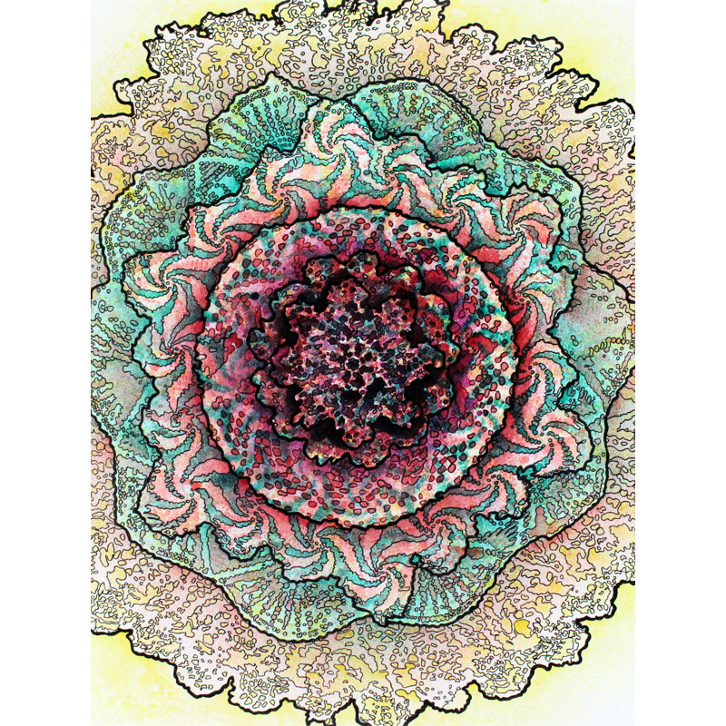 " Stain 22 " by Katie Schutte, 21.25" H x 17.25" W x 0.875" D