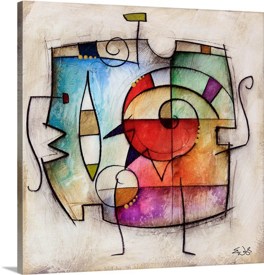 « galaxy i » par eric waugh, reproduction d’art sur toile, H 20 po x l 20 po x P 1,25 po