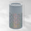 Galvanized Metal Weather Resistant Column Fountain with Lights