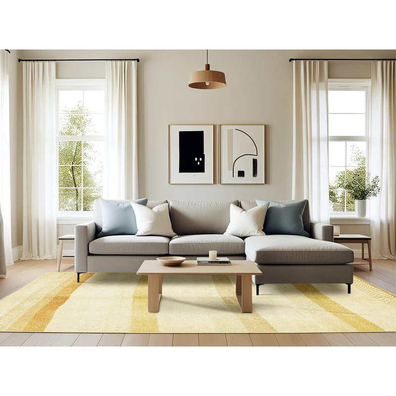 Abstract Indoor Rug, Rectangle 6' x 9'
