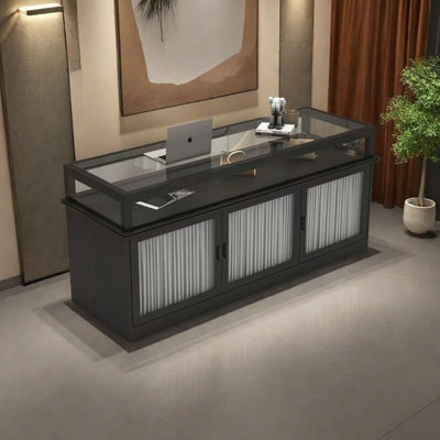 High-end light luxury center island cabinet