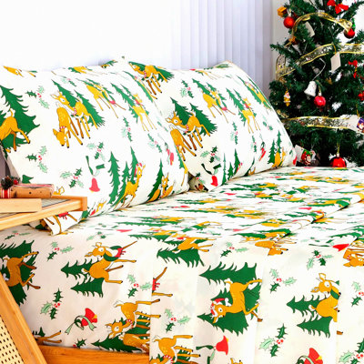 Cool Rayon From Bamboo Microfiber Blend Cooling Sheets Set - Hotel Luxury Silky Soft - Long Lasting Size Sheets - Rayon From Bamboo